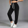 thumbnail image 6 of Qingpeng Womens Corduroy Jogger Pants Drawstring Waisted Cuffed Ankle Casual Trousers Trendy Daily Long Pants with Pockets, 6 of 9