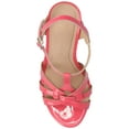 thumbnail image 4 of Journee Womens Valry Woven T-Strap Stiletto Dress Sandals, Widths Available, 4 of 9