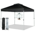 thumbnail image 1 of Gymax Abri de Jardin Instantané à 2 Niveaux 10 Pieds x 10 Pieds, Tente Pliante, Gazebo Instantané, Sac de Transport Ajustable avec Roue, 1 of 7