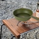 thumbnail image 4 of Picnic tableware tray, stainless steel handle, camping hiking portable dinner tray, foldable lightweight design, picnic outdoor events, durable metal frame, for backyard gatherings, 4 of 6