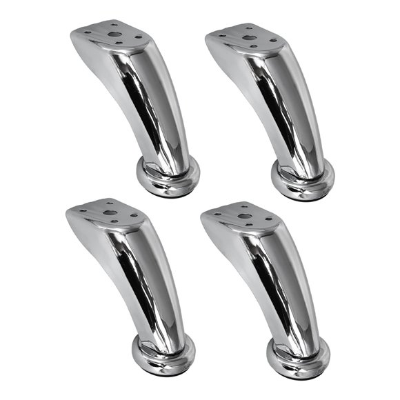 simhoa 4x Metal Furniture Legs Sofa Feet Multi Purpose Modern Dresser Leg Modern Couch Legs for Beds Coffee Tables TV Cabinets