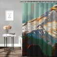 thumbnail image 2 of Orinice Bald Eagle Trees Mountain Bathroom Decor Set - Colorful Luxurious Graphic Print Polyester Fabric Fashion Shower Curtain Set with Hooks, Washable 69x72, 2 of 7