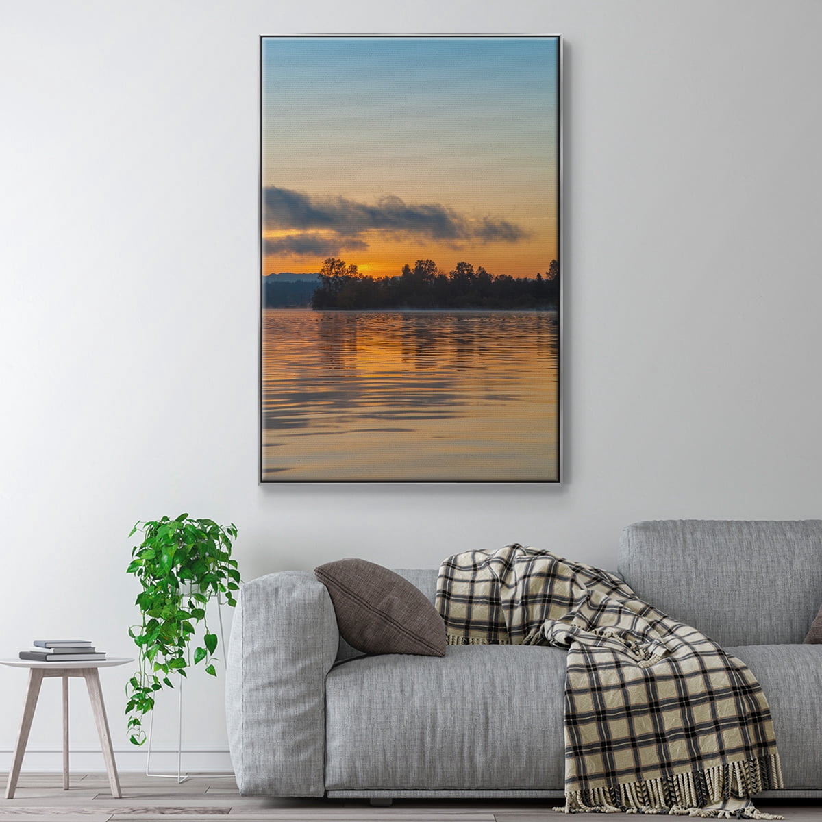 Molten Gold Framed Premium Gallery Wrapped Canvas - Ready to Hang