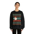 thumbnail image 3 of Womens Ugly Christmas Sweater Retro Santa Claus Christmas Sweatshirt Gift, 3 of 4