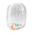 thumbnail image 2 of MERIGLARE Clear Figure Display Bag Display Case for Figures, Tiny Doll Pouch, Waterproof Zipper Closure Small Doll Storage Bag for Doll White Keychain Ball, 2 of 9