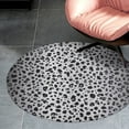 thumbnail image 3 of Leopard Print Round Area Rugs for Bedroom Living Room, 4FT Soft Comfy Indoor Circle Carpets, Carpet Home Decor Floor Mat, 3 of 6