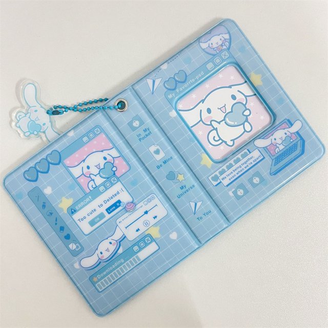 Álbum De Fotos De Almacenamiento Sanrio Kuromi Cute My Melody Tarjetero CharmmyKitty Mini Carpeta De Tarjetas Colección De Cuenta Gao Jiahui unisex