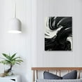 thumbnail image 3 of COMIO Black White Abstract Wall Art Canvas Geometric Lines Print Picture Large Contemporary Artwork Pinting for Home Décor, 3 of 4