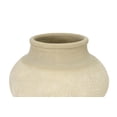thumbnail image 3 of Creative Co-Op 20.5"R Textured Terracotta Planter with Whitewash Finish, 3 of 5
