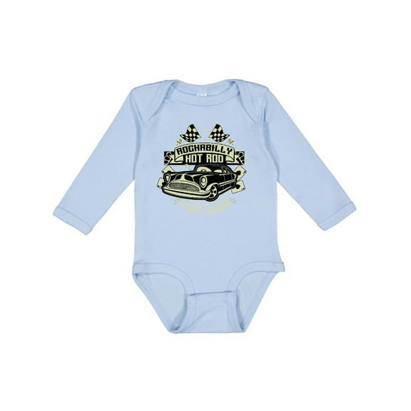 Inktastic Rockabilly Hotrod Boys or Girls Long Sleeve Baby Bodysuit