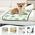 thumbnail image 5 of Washable Pet Pee Pads with Super Absorbent Reusable Training Pads for Dogs & Cats Green Shamrock Leaves, 5 of 6