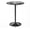 Black Rock, variant on Magshion 31" Round Bar Table Height Adjustable 26"-35" Pub Table with Enlarged Base for Living Room Patio Bistro Café, Silver