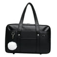 thumbnail image 1 of Bolso de piel sintética Baoblaze estilo japonés negro para mujer, 1 of 7
