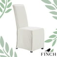 thumbnail image 2 of Finch Grayson High Back 2-Set Dining Chairs with Removable Slipcover, Ivory, 2 of 12