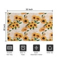 thumbnail image 5 of Beige Sunflower Letter Pattern Door Rugs,Washable Non Slip Door Mats Indoor,Decorative Door Mats,Entry Mat Indoor for Entrance,Bedroom,Kitchen,Bathroom,20"x32", 5 of 6
