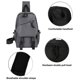 thumbnail image 3 of Bolso con correa, mochila para hombro en el pecho, mochila para computadora portátil, bolso cruzado, viajes al aire libre para hombres y mujeres, 3 of 5