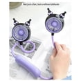 thumbnail image 3 of Neck Fan 300-500mah Battery Operated Neckband Fan Hand-Free Wearable Personal Fan for Hot Flashes Hom, 3 of 5