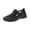 Black, variant on Willtoo Men's Casual Closed Toe Hollow Sandals Summer Breathable Mesh Sport Shoes Outdoor Casual Lightweight Non Slip on Hiking Flats