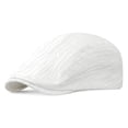 thumbnail image 2 of QASIEATN Women's Relaxed Fit Visor Hats Womens Solid Color Forward Hat Retro Painter's Hat Casual Peaked Cap Fall Fashion Accessories, 2 of 3