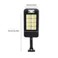 thumbnail image 3 of Lámpara de pared con sensor de movimiento PIR para exteriores, luz solar con proyección para el hogar, totalmente automática, con detección del cuerpo humano y control remoto, LED para calle, 3 of 9