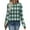 Army Green, variant on YUGYXL Trendy Plaid Shirts for Women Long Sleeve Crewneck Fall Graphic Pullover Top Lightweight Casual Soft Sweatshirt Pink XXL