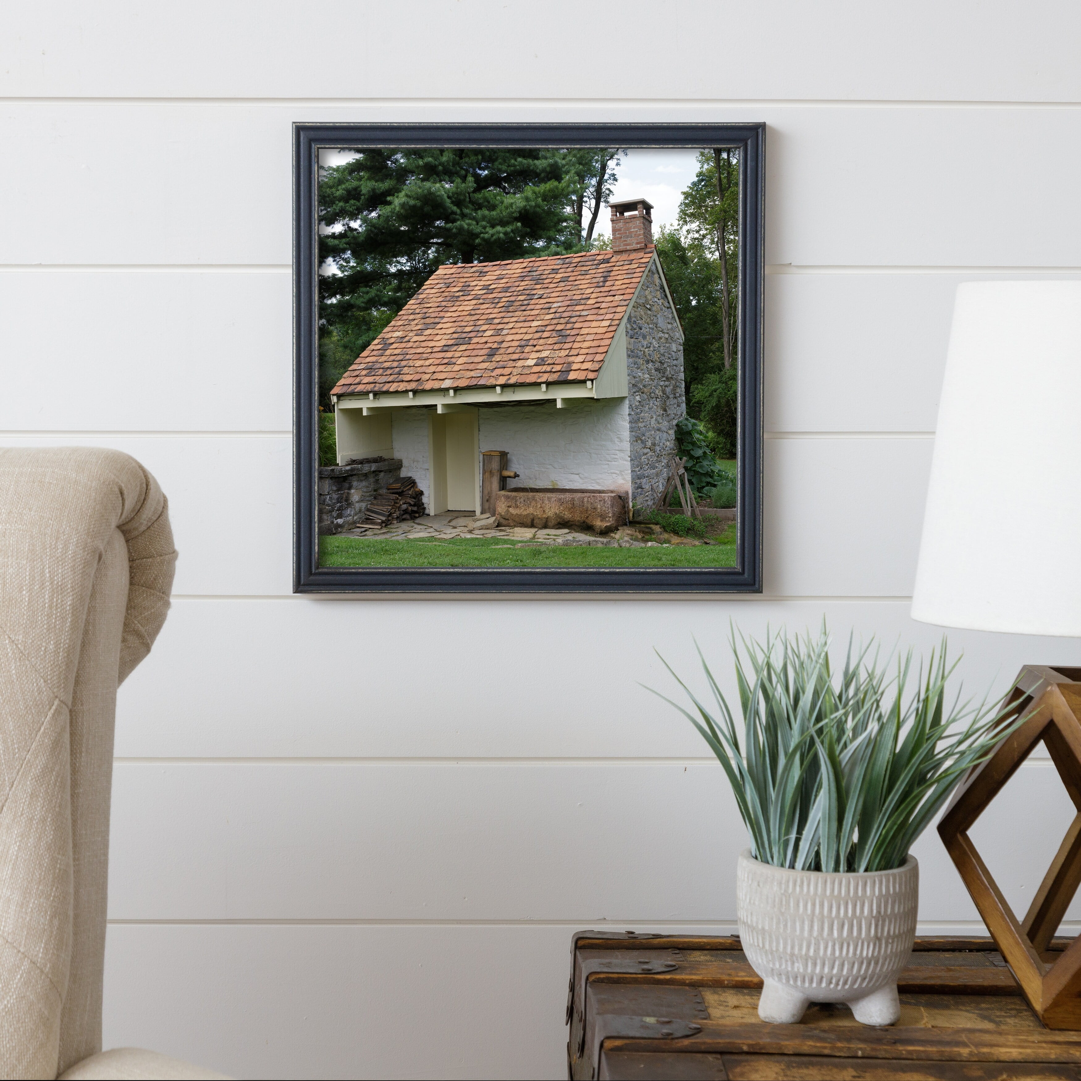 Furniture Pipeline LLC Sweet Simplicity .75" Rustic Frame. Dark Blue