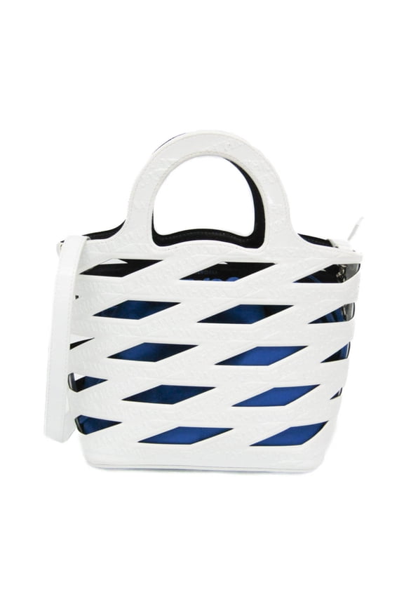 Pre-Owned Balenciaga Neo Basket 630708 Women's Patent Leather,Nylon Handbag,Shoulder... (Good)