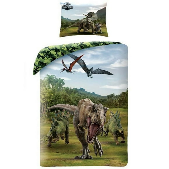 Jurassic World Ensemble de Housse de Couette en Coton