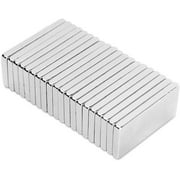 20Pcs Super Strong Rare Earth Magnets Bar,Metal Neodymium Magnets, for Refrigerator Cruise Crafts DIY Science Industrial Kitchen Tool Storage