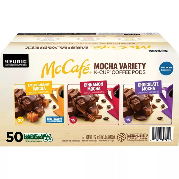 McCafe KCup Pod Variety Pack, Mocha (50 Count)