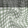 thumbnail image 5 of Sage Green Buffalo Plaid Cloth Napkins, Farmhouse Green White Checkered Washable and Reusable Dinner Napkins Set of 4, Table Napkin for Kitchen Party Birthday Wedding Hotel Housewarming 20"x20", 5 of 8