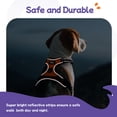 thumbnail image 5 of Pigo Dog Harness No Pull Pet Harness with 2 Leash Clips, Adjustable Soft Padded Dog Vest, No Choke Reflective Outdoor Pet Oxford Vest with Easy Control Handle for Large Dogs, Orange, 5 of 11