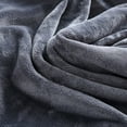 thumbnail image 7 of Soft and lightweight plush luxury parabolic blanket, flannel sheep blanket, comfortable and warm wool blanket, queen, gray 59 "x 79, 7 of 7