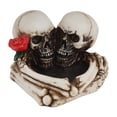 thumbnail image 2 of Resina cráneo cabeza ceniza bandeja decoración Halloween estatuilla contenedor hogar Bar Decoración perfke cenicero de calavera, 2 of 9