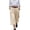 Beige, variant on Women's Tailored Pleated Culotte Pants, Office Casual Cropped Wide Leg Trousers with Clean Lines, S-XXXL
