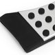 thumbnail image 3 of Stainless Steel Gas Brake Pedal Pad Set for Accelerator and Brake Pedal for Mercedes-Benz AMG CES GLC GLK SLK CLS SL Class AT and Rest Pedal, 3 of 4