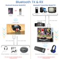 thumbnail image 3 of Adaptador de audio Bluetooth 5.0 Emuteck Transmisor y receptor 5 en 1, 3 of 8