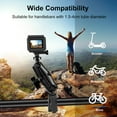 thumbnail image 5 of PULUZ Motorcycle Crab Clamp Handlebar Fixed Mount Holder for GoPro and Other Action Cameras(Black), 5 of 8