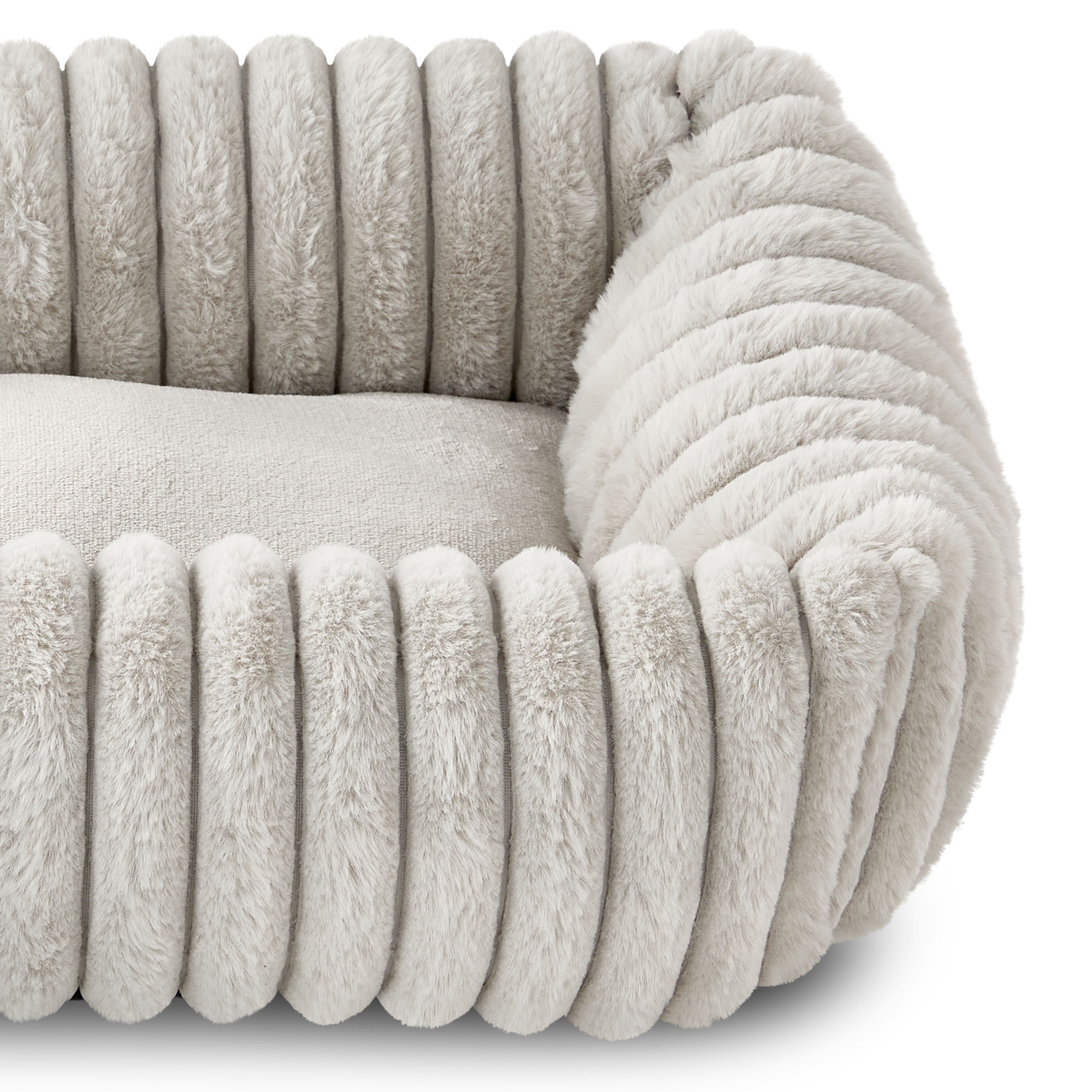 Vibrant Life Small Thick Corduroy Plush Bolster Dog Bed, Gray, 17" x 21"