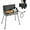 Black, variant on Moccha 2-Burner Propane Camping Stove - Portable Camp Grill w/Dual Control Knobs, Detachable Legs, 3-Sided Wind Screen, 20,000 Total BTUs, Outdoor Grill Stove for Tailgating BBQ Picnic (Black)