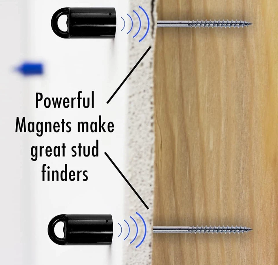 Magnetic Stud Finder - Magnetic Wall Stud Finder, Best Magnet Stud Finder (Blue)