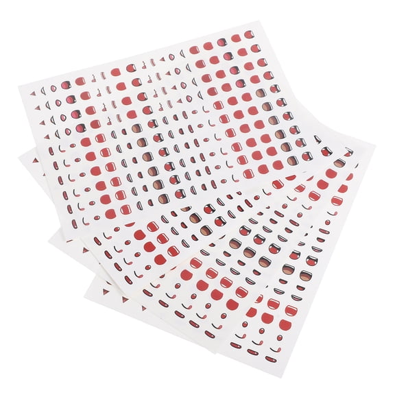 GAXIRE Cute Mouth Stickers for Scrapbooking, Craft Projects, Adhesive Decorations, Planner, Journals, and Kids Crafts