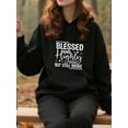 thumbnail image 3 of Christian Mercy Hoodie for Men Women, Faith Pullover Hooded Sweatshirt, Cozy Cotton Poly Blend, Inspirational Casual Outfit, 3 of 5