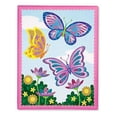 thumbnail image 3 of Melissa & Doug Mess-Free Glitter Activity Kit - Flower and Butterfly Scenes, 3 of 7