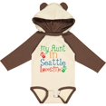 thumbnail image 3 of Inktastic My Aunt in Seattle Loves Me Boys or Girls Long Sleeve Baby Bodysuit, 3 of 5