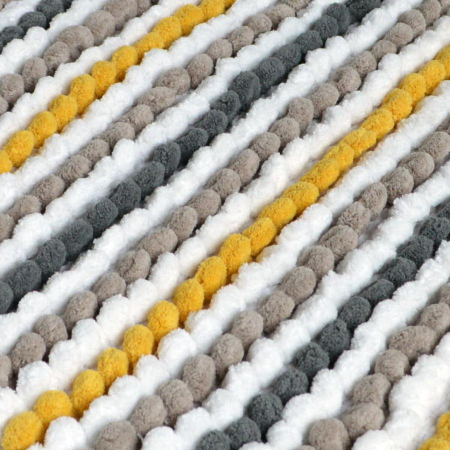 Chunky Bobble Bath Mat in California Stripe