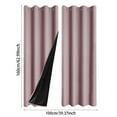 thumbnail image 2 of Modern Thermal Insulated Room Darkening Curtains For Living Room And Bedroom Noise Reducing Window Drapes In Solid Design, 2 of 4
