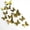 Gold, variant on 12-Pack 3D Mirror Gold Butterflies Decor - 3D Lifelike Structure With Golden Mirror-Finish For Wall Decals Table Accents - For Living Room Bedroom Office Weddings Parties Events