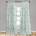 thumbnail image 5 of Ambesonne Garden Curtains, Olive Branches, Pair of 28"x95", Almond Green Green, 5 of 5
