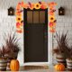 thumbnail image 2 of Hojas de arce falsas de Halloween, decoración de otoño, planta verde artificial de arce, 2 of 6